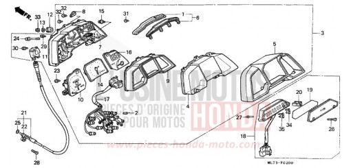 METER (1) VFR750FH de 1987